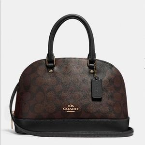 Authentic COACH Mini Sierra Satchel in signature c